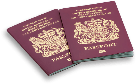 2 British passports