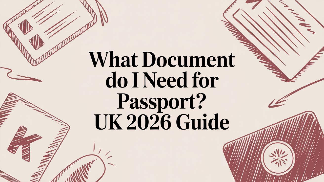 What document do I need for a passport? Your UK 2026 Guide