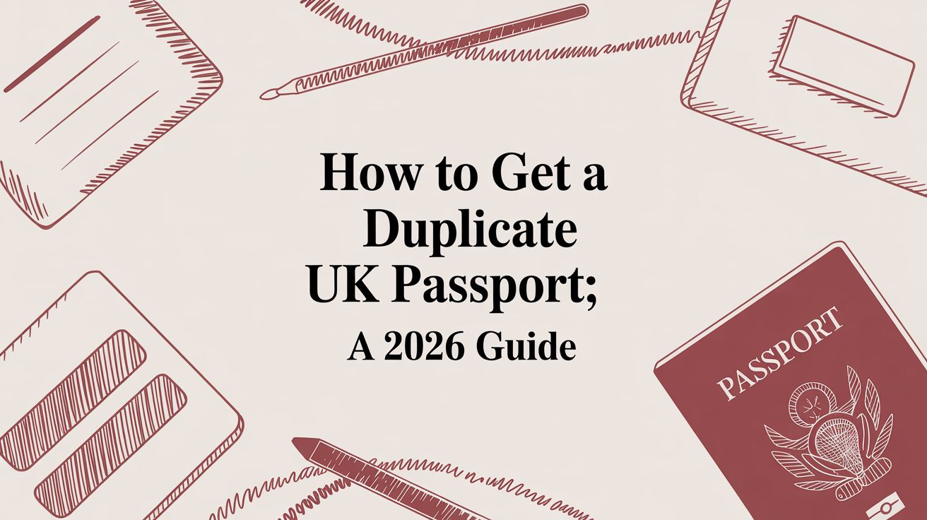 How to Get a Duplicate UK Passport: A 2026 Guide